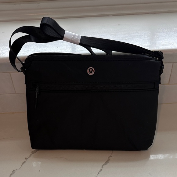 lululemon athletica new parent Black Backpack and Pouch - Picture 6 of 8